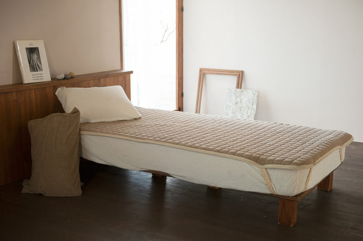 敷パッドシングルエアリーパイルパイル地FabtheHome