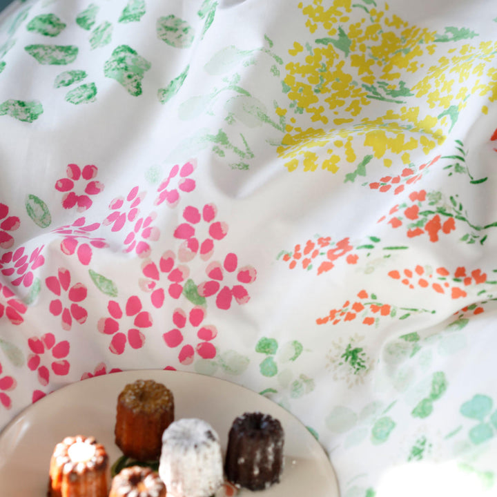 掛け布団カバーFabtheHomeダブルガーデンズ花柄綿100％