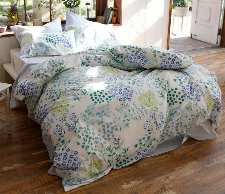 掛け布団カバーFabtheHomeダブルガーデンズ花柄綿100％