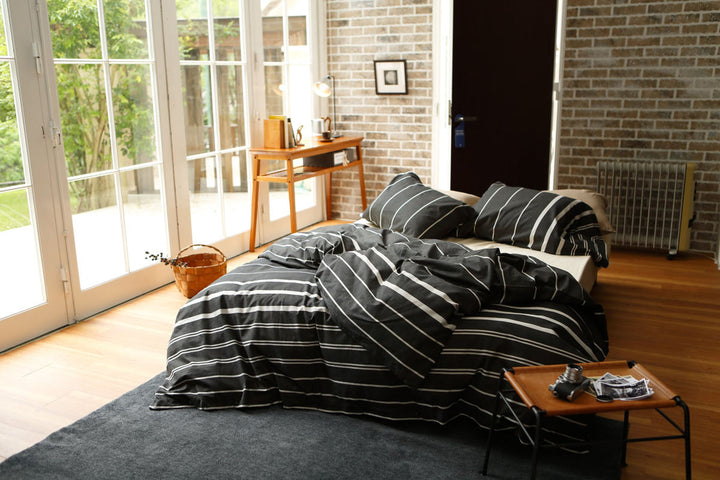 掛け布団カバーFabtheHomeダブルゼブラノ綿100％