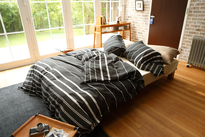 掛け布団カバーFabtheHomeダブルゼブラノ綿100％