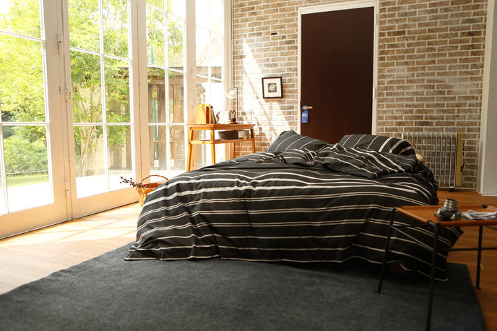 掛け布団カバーFabtheHomeダブルゼブラノ綿100％