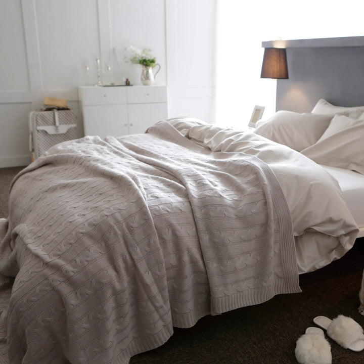 マルチカバーFabtheHome190×240cmLケーブルニット