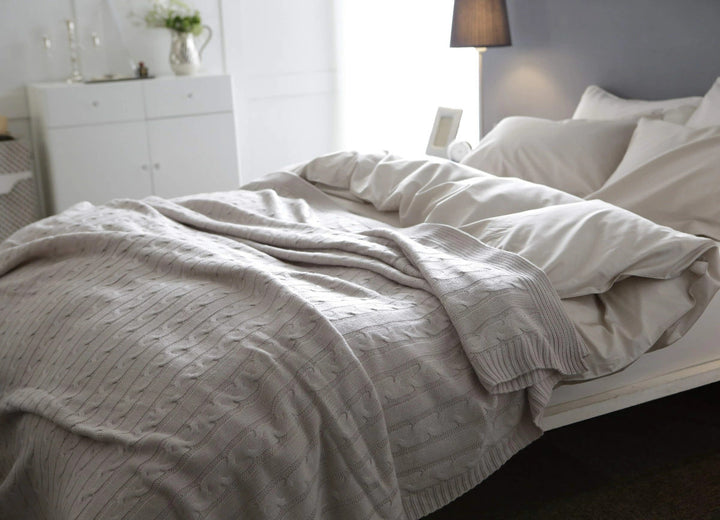 マルチカバーFabtheHome190×190cmMケーブルニット