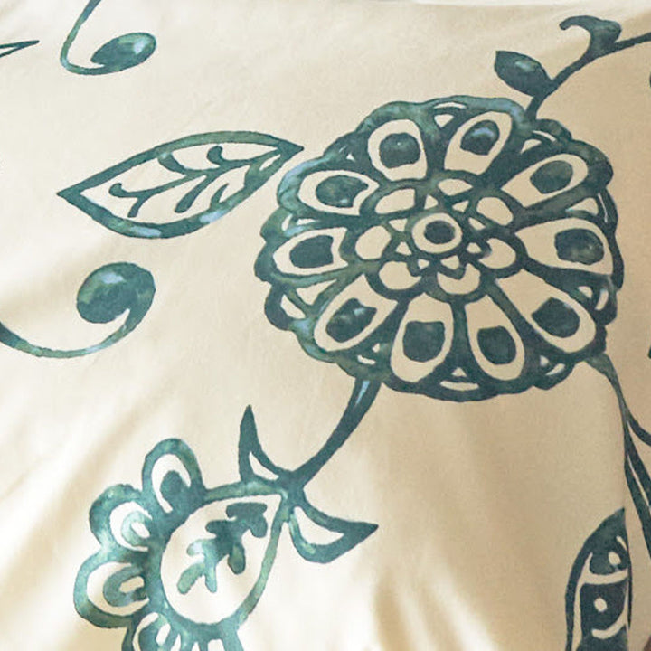 掛け布団カバーFabtheHomeダブルエイジア花柄綿100％