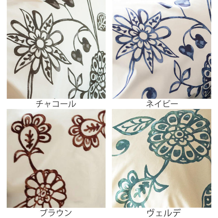 掛け布団カバーFabtheHomeダブルエイジア花柄綿100％