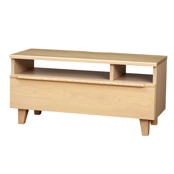 テレビ台幅90cmローボード北欧風突板仕上げCROSS