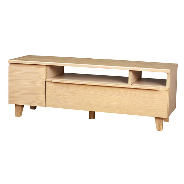 テレビ台幅120cmローボード北欧風突板仕上げCROSS