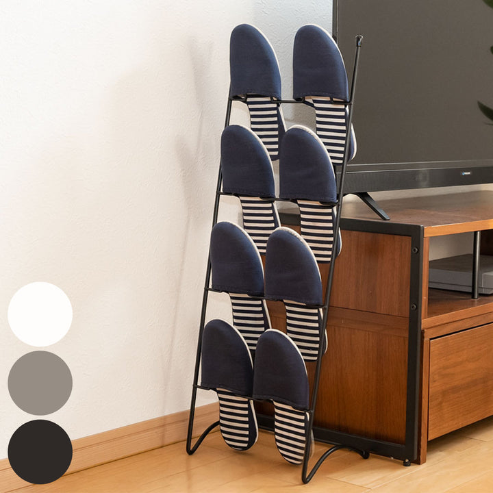 スリッパラック4足分ワイヤースチール