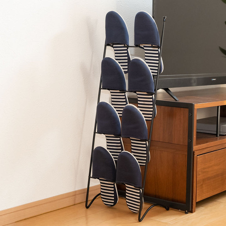 スリッパラック4足分ワイヤースチール