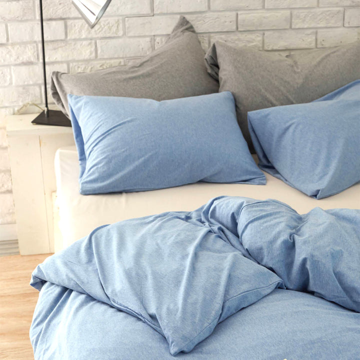 枕カバーFabtheHome43×63cm用プレインニット無地綿100％