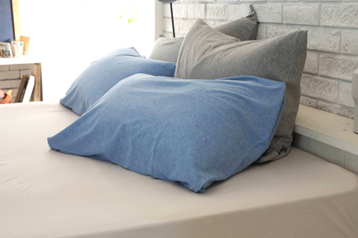 枕カバーFabtheHome43×63cm用プレインニット無地綿100％