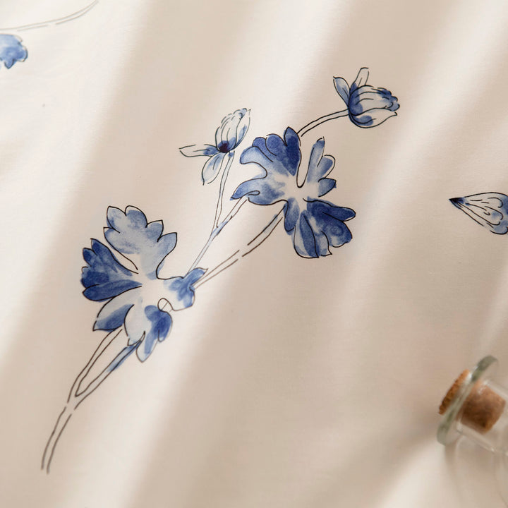 掛け布団カバーFabtheHomeダブルボタニカ綿100％