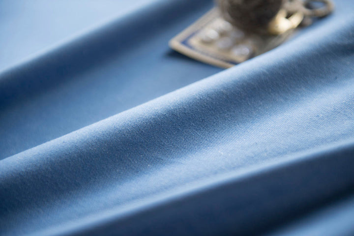 ボックスシーツダブル綿100％デニム素材ライトデニムFabtheHome