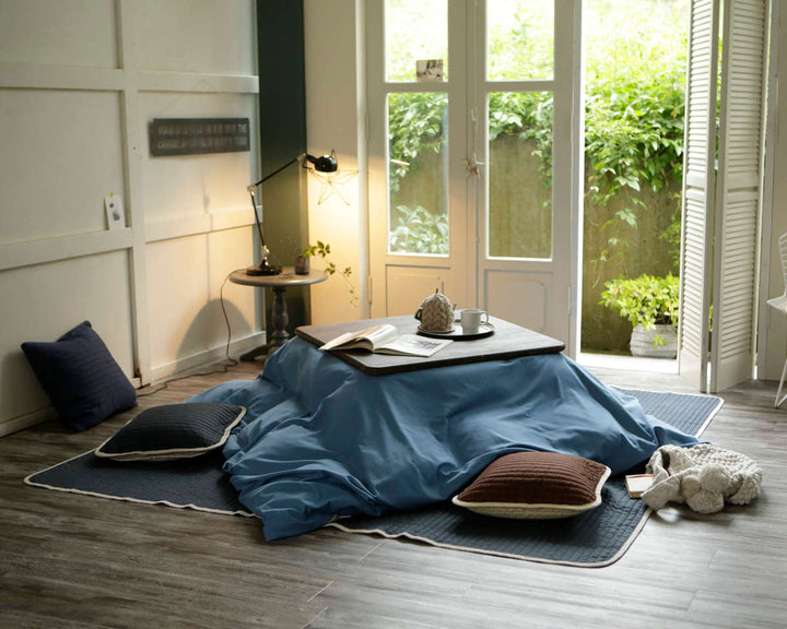 こたつ布団カバー200x200cm綿100％デニム素材ライトデニムFabtheHome