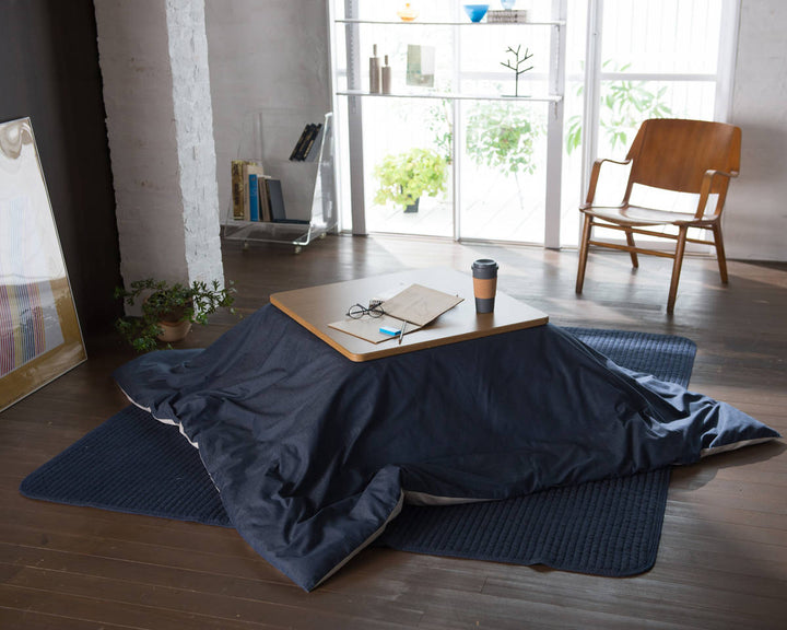 こたつ布団カバー200x200cm綿100％デニム素材ライトデニムFabtheHome