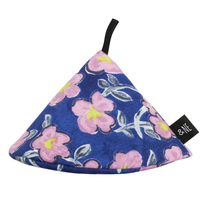 ＆NE鍋つかみ三角レトロ綿100％日本製紐つき