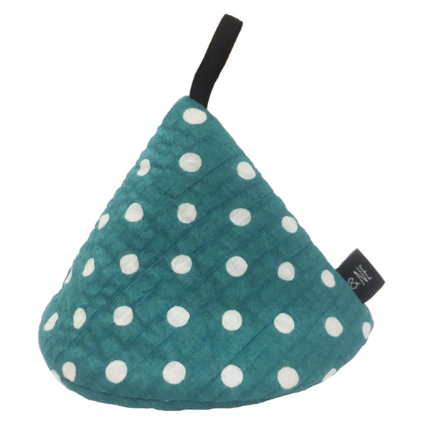 ＆NE鍋つかみレトロドット綿100％日本製紐つき