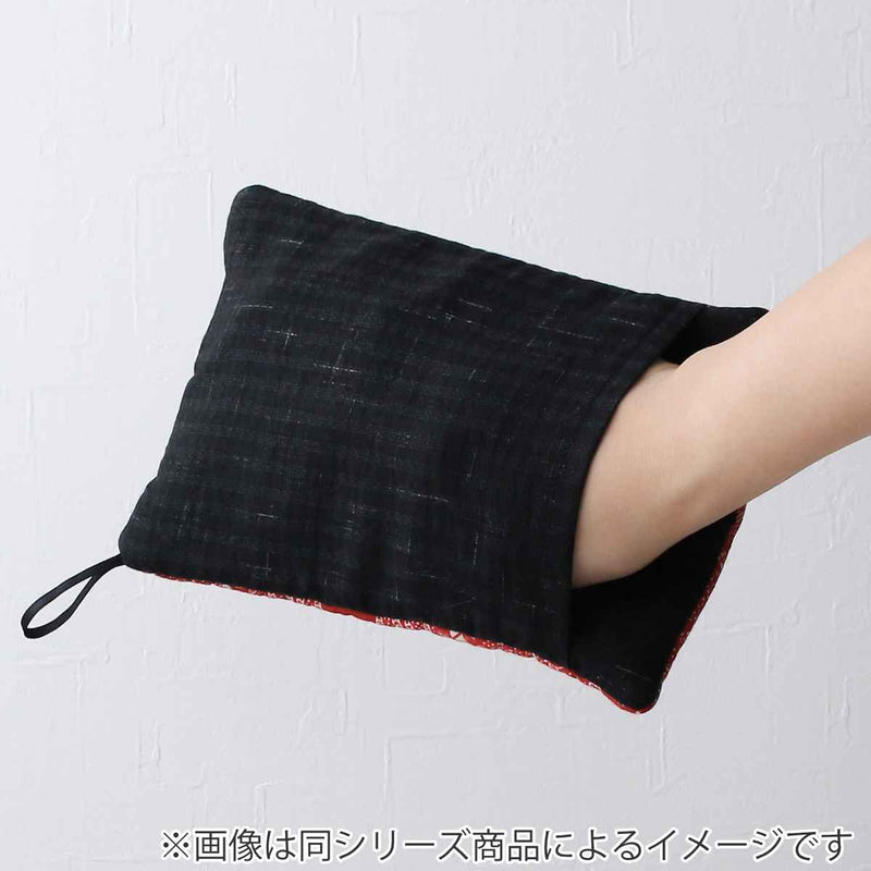 ＆NE鍋敷きミトン刺繍綿100％日本製紐つき2way