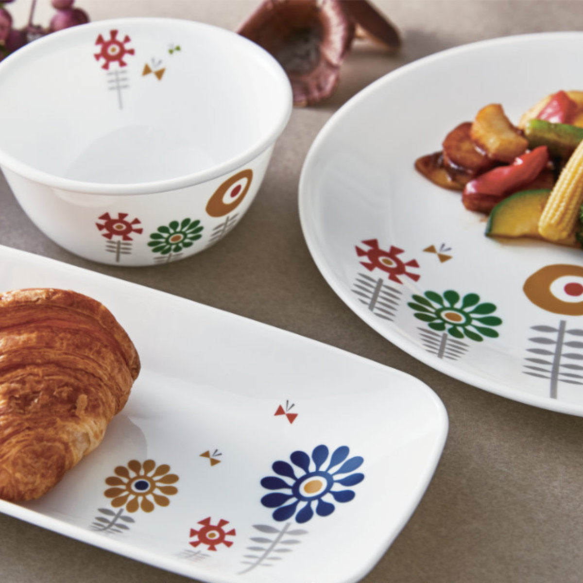 ランチプレート 21.5cm CORELLE ケイユクッカ 強化ガラス – ハウジー