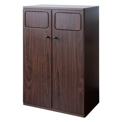 ゴミ箱 90L Empro ダブルプッシュダストボックス ふた付き 木目調