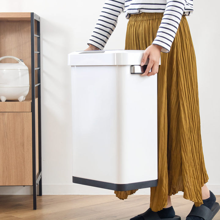 EKOゴミ箱45Lホライゾンセンサービンステンレス