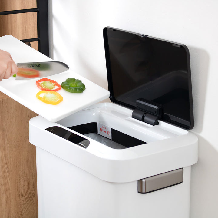 EKOゴミ箱45Lホライゾンセンサービンステンレス