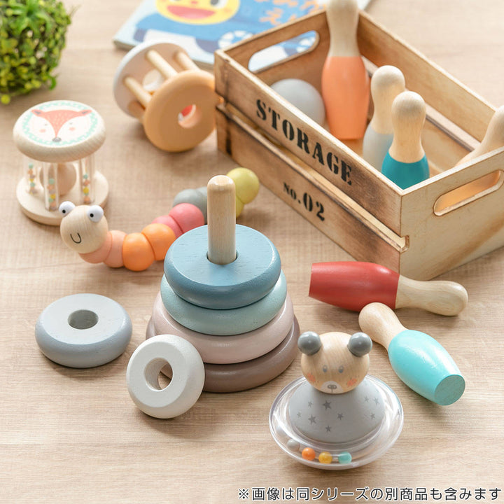 おもちゃベビーBOWLINGSETS木製北欧知育玩具