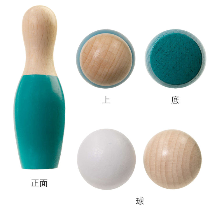 おもちゃベビーBOWLINGSETS木製北欧知育玩具