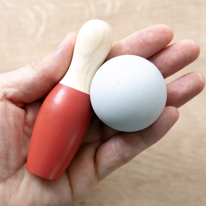 おもちゃベビーBOWLINGSETS木製北欧知育玩具
