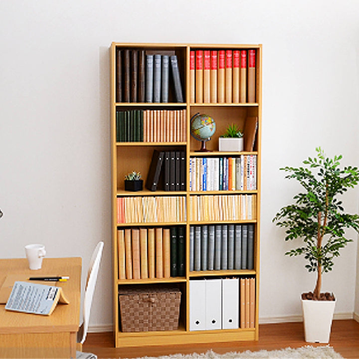 本棚幅88cmハイタイプブックシェルフ多目的収納