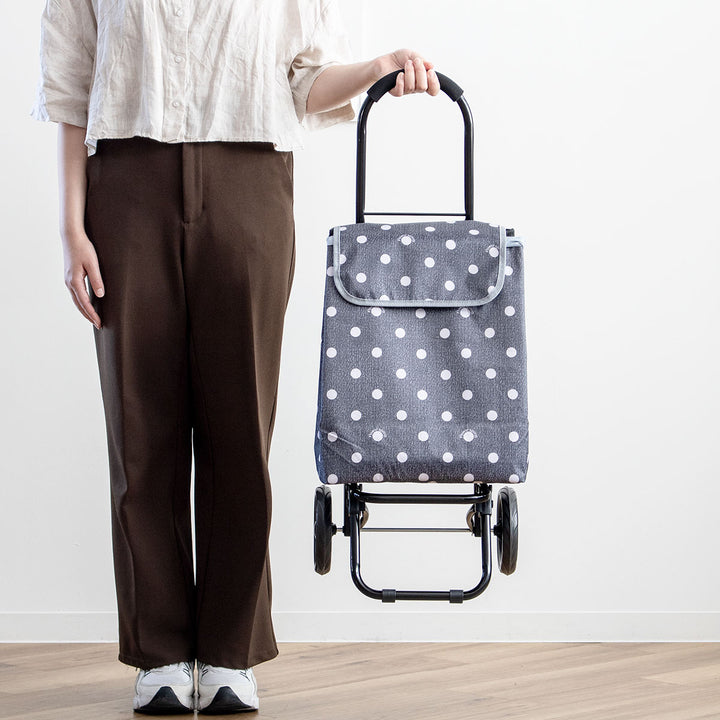 ショッピングカートCHARMISS水玉28L大容量