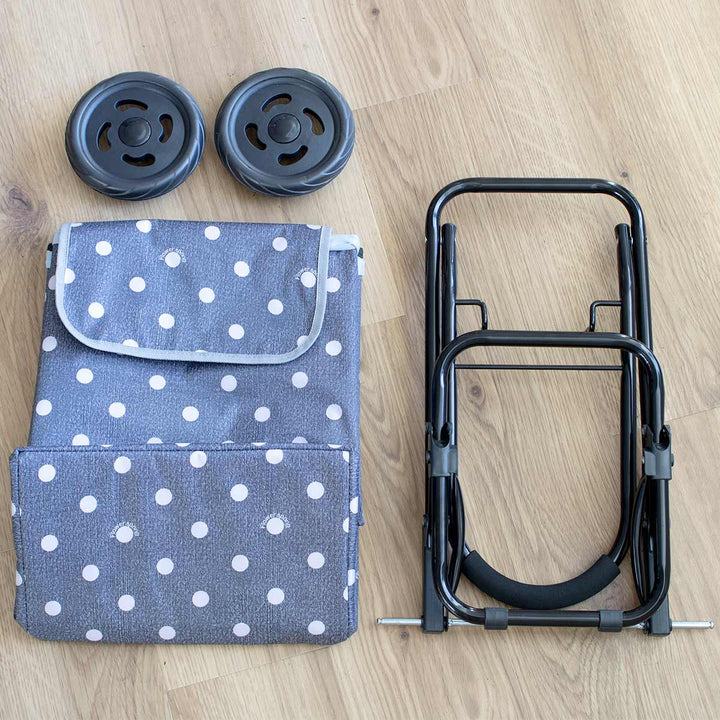 ショッピングカートCHARMISS水玉28L大容量