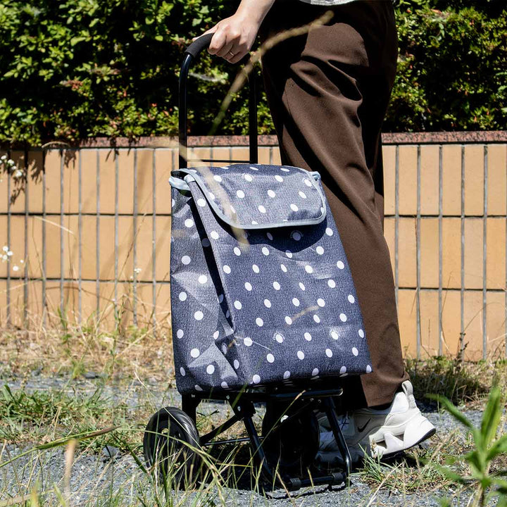 ショッピングカートCHARMISS水玉28L大容量