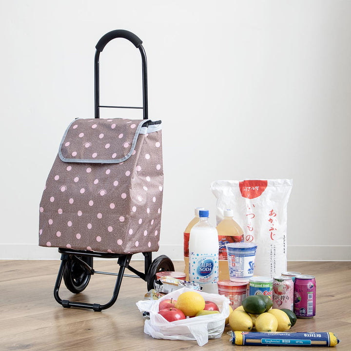 ショッピングカートCHARMISS水玉28L大容量