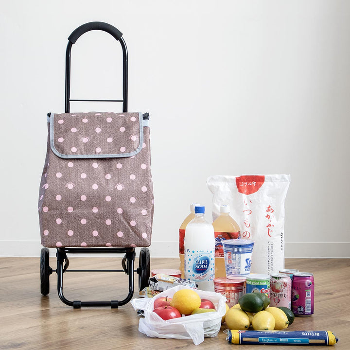 ショッピングカートCHARMISS水玉28L大容量