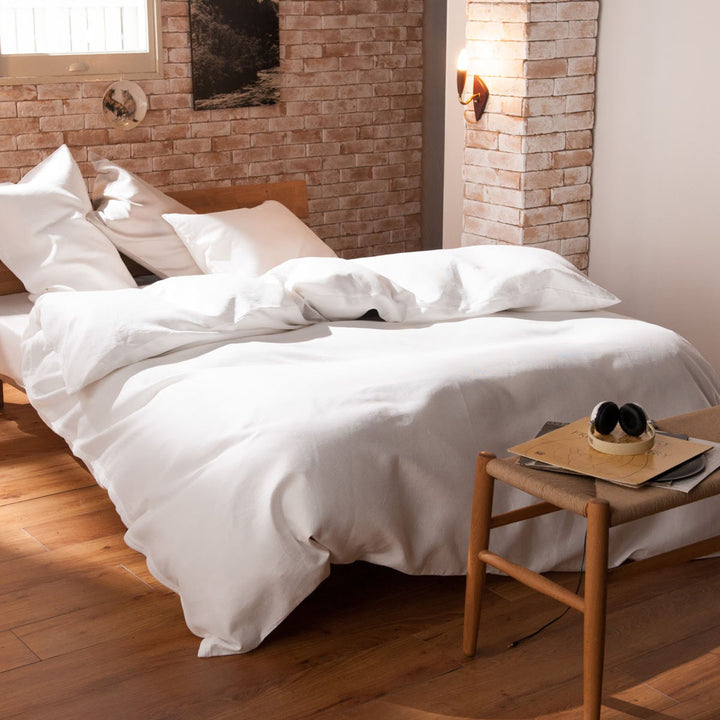 掛け布団カバーダブルワッフルハニカム綿100％FabtheHome