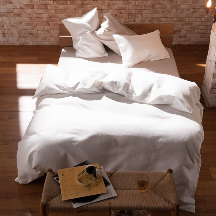 掛け布団カバーダブルワッフルハニカム綿100％FabtheHome