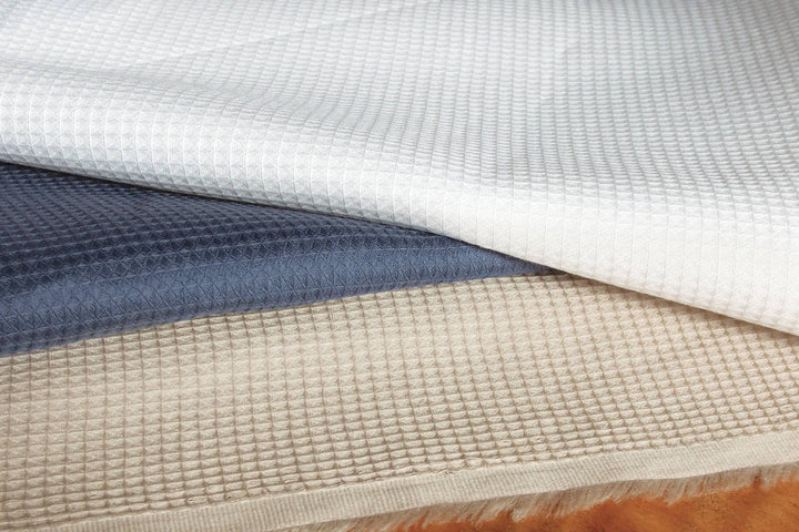 掛け布団カバーダブルワッフルハニカム綿100％FabtheHome