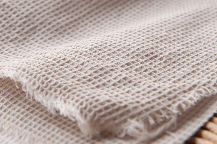 掛け布団カバーダブルワッフルハニカム綿100％FabtheHome