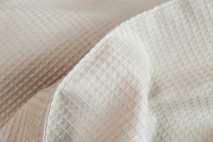 掛け布団カバーダブルワッフルハニカム綿100％FabtheHome