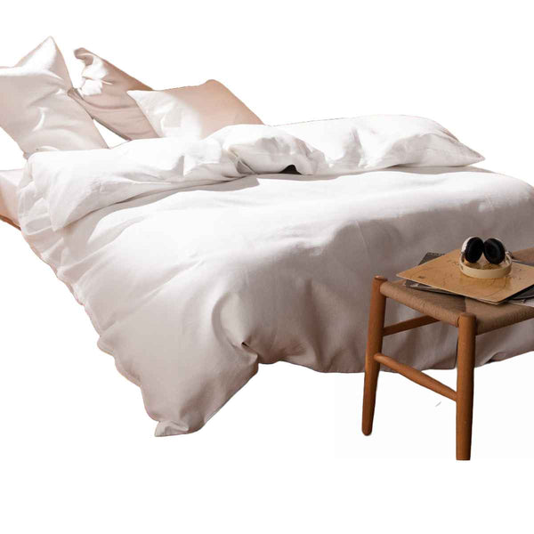 掛け布団カバーダブルワッフルハニカム綿100％FabtheHome