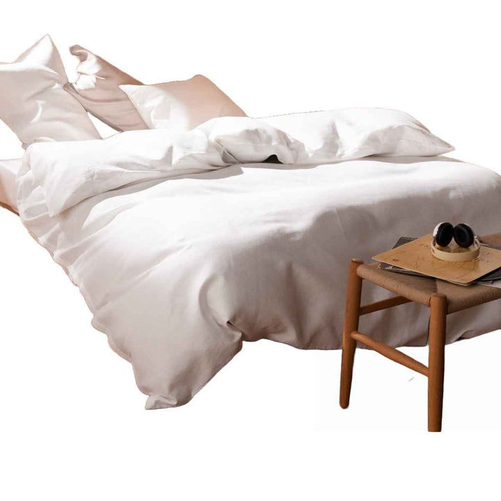 掛け布団カバーダブルワッフルハニカム綿100％FabtheHome