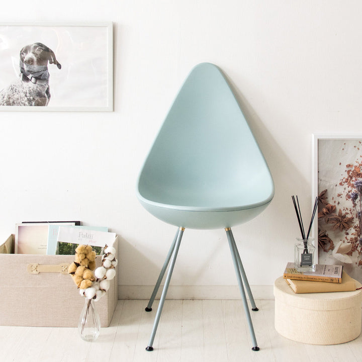 チェア座面高47cmドロップ型ハの字脚