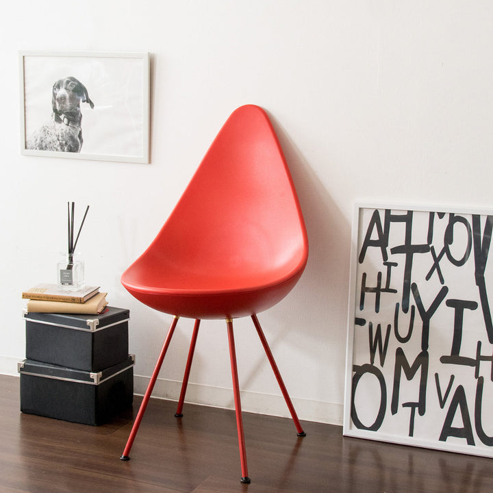 チェア座面高47cmドロップ型ハの字脚