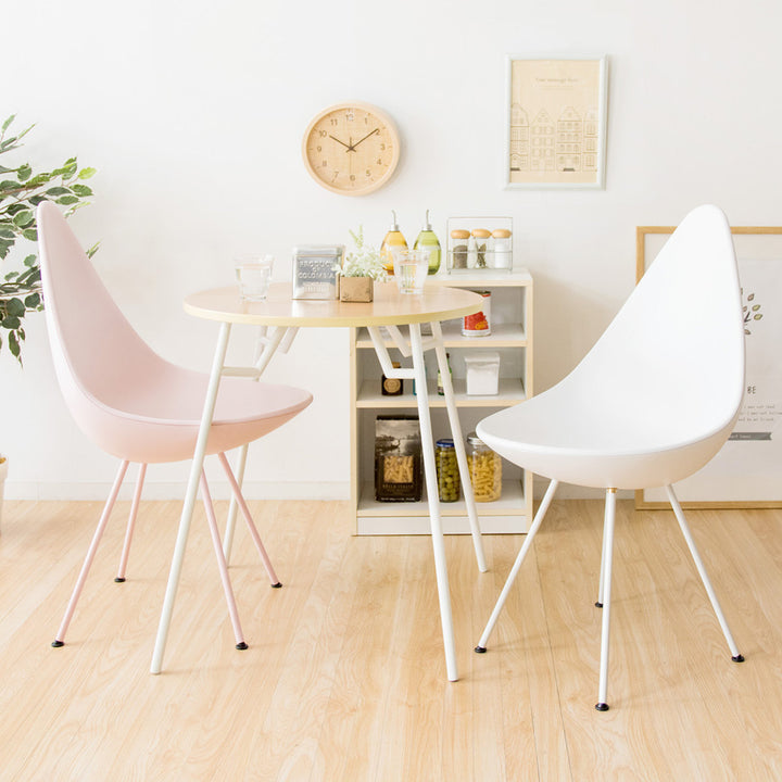 チェア座面高47cmドロップ型ハの字脚