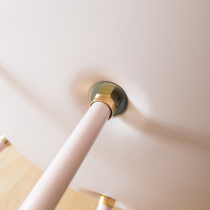 チェア座面高47cmドロップ型ハの字脚