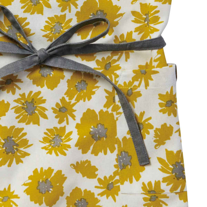 【在庫処分特価】エプロン綿100％ポケット付き花柄ジェイミー