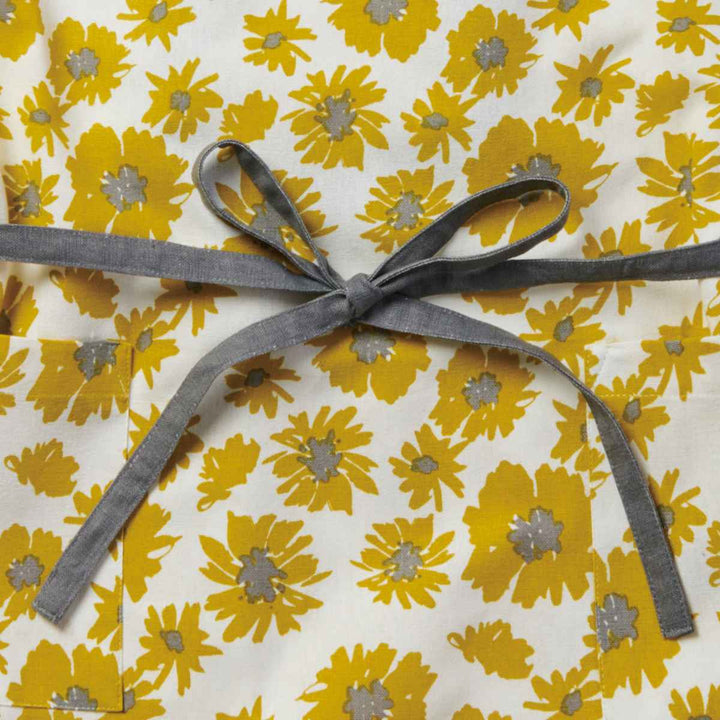 【在庫処分特価】エプロン綿100％ポケット付き花柄ジェイミー