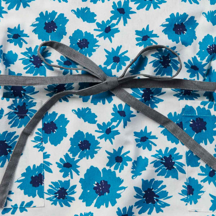 【在庫処分特価】エプロン綿100％ポケット付き花柄ジェイミー